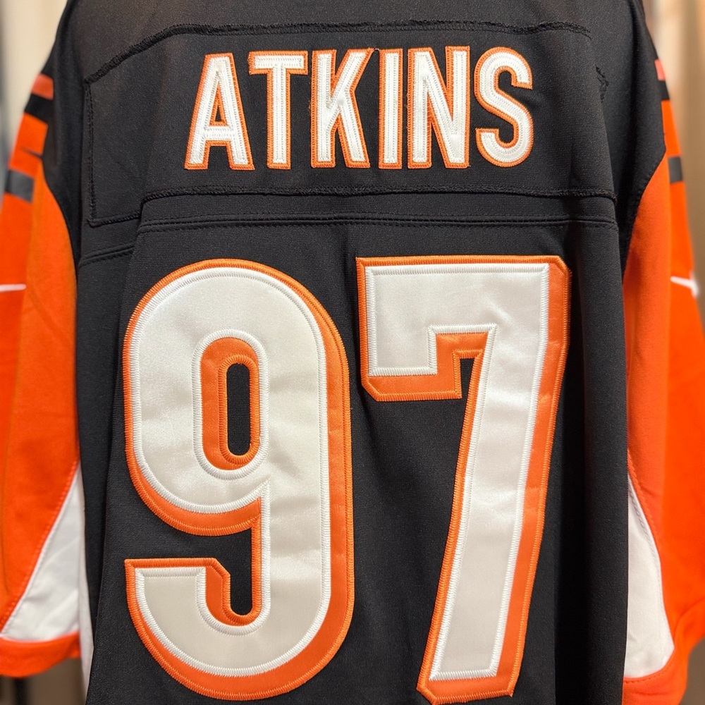 Geno Atkins #97 Bengals Jersey NFL Football Game Day Fan Gear - Picture 9 of 14